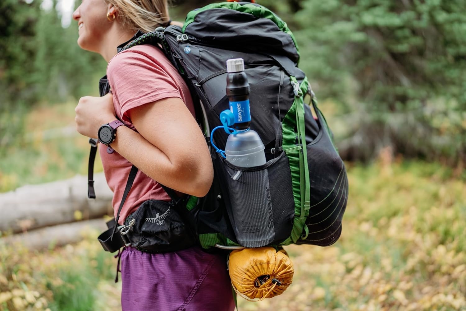 Sawyer Squeeze Water Filtration System(1 L Premium Bottle)