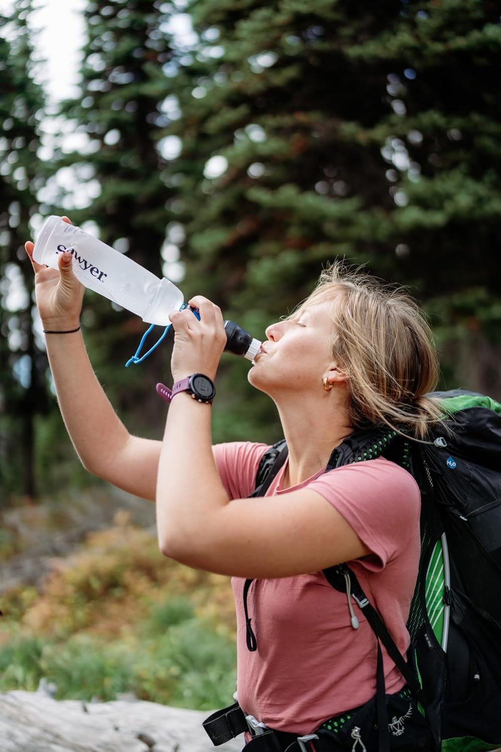 Sawyer Squeeze Water Filtration System(1 L Premium Bottle)