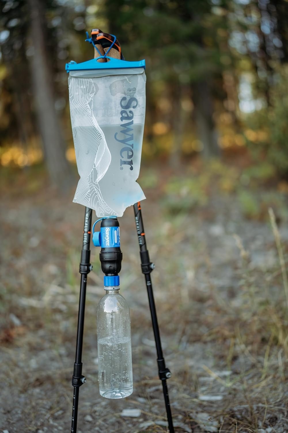 Sawyer Squeeze Water Filtration System(2 L Premium Bladder  Clear)