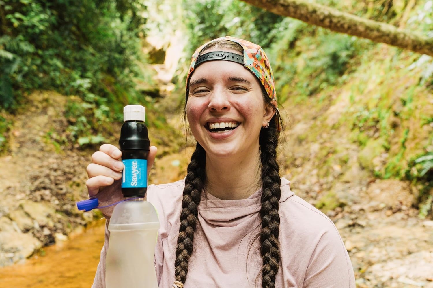 Sawyer Squeeze Water Filtration System(Two 32-Oz Standard Pouches)