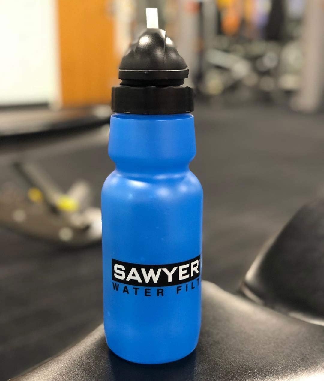 Sawyer Products SP140 Personal Water Bottle Filter, 34-Ounce,Blue(34 Ounces)