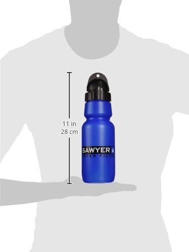 Sawyer Products SP140 Personal Water Bottle Filter, 34-Ounce,Blue(34 Ounces)