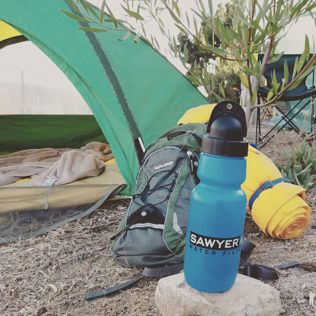 Sawyer Products SP140 Personal Water Bottle Filter, 34-Ounce,Blue(34 Ounces)