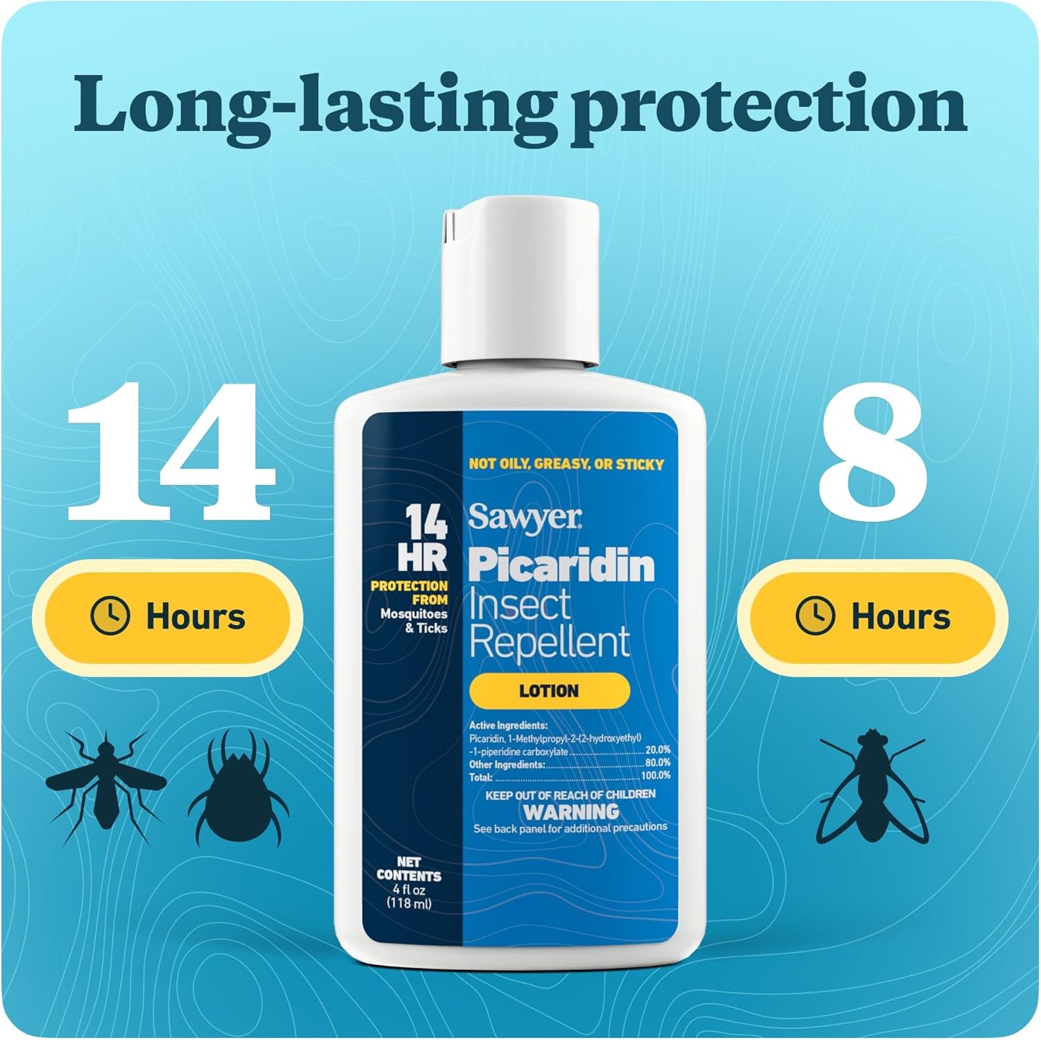 Sawyer Products SP874 Picaridin Insect Repellent Spray, 20% Picaridin, 4-Ounce, 1-Pack(4 Fl Oz (Pack of 1))