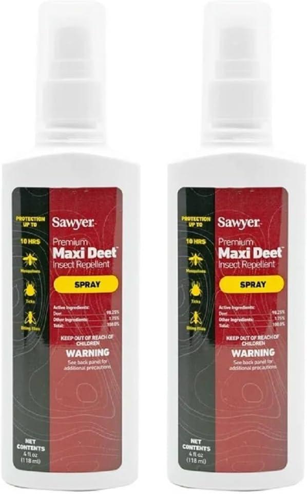 Sawyer Products Premium Maxi- DEET Insect Repellent(4 Fl Oz (Pack of 2))