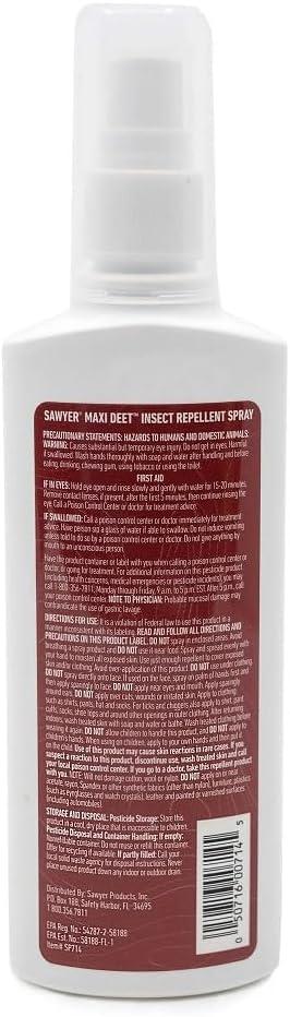 Sawyer Products Premium Maxi- DEET Insect Repellent(4 Fl Oz (Pack of 2))
