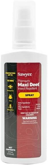Sawyer Products Premium Maxi- DEET Insect Repellent(4 Fl Oz (Pack of 2))