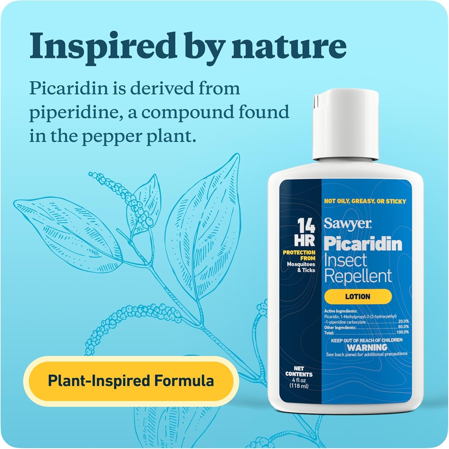 Sawyer Products SP874 Picaridin Insect Repellent Spray, 20% Picaridin, 4-Ounce, 1-Pack(3 Fl Oz (Pack of 1))