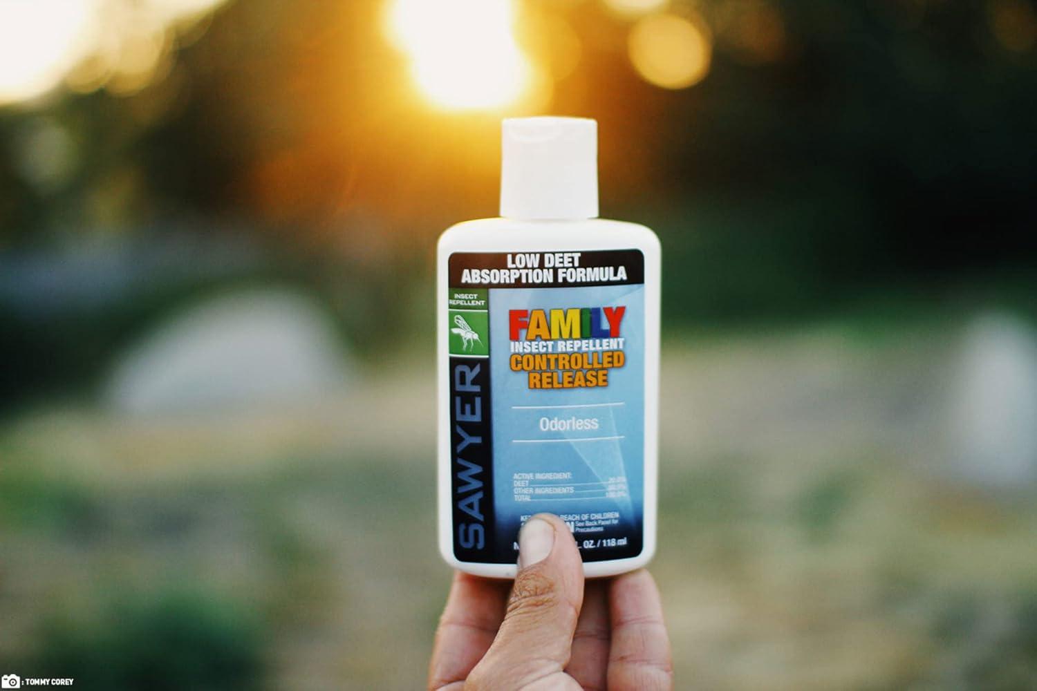 Sawyer Products 20% DEET Premium Family Insect Repellent Controlled Release(4 Fl Oz (Pack of 2))
