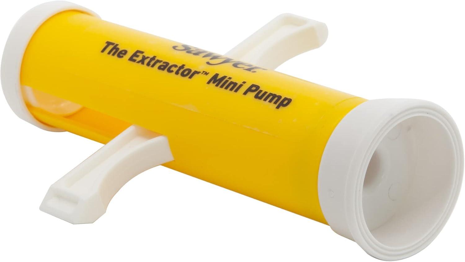 Sawyer Products Extractor Mini Suction Pump for Insect Bite and Sting Relief, Yellow